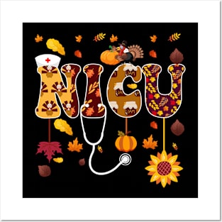 Nicu Nurse Life Nicu Nurse Fall Thanksgiving Day Posters and Art